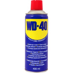 WD-40 multifunkčný sprej, 400ml, na mazanie a ochranu proti korózii.