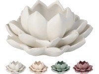 Koopman Svietnik na čajovú sviečku lotosový kvet rôzne farby 12,5 x 13 cm