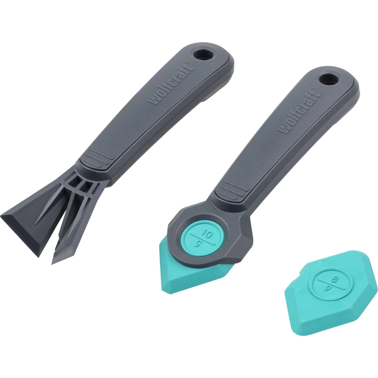 E-shop Wolfcraft Súprava na renováciu škár vyplnených silikónom a akrylom, 4-dielna