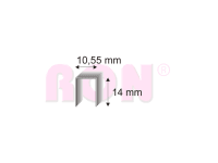 RON Spony čalúnnické 581/14 MR, 10,55 x 14 mm, 5000 ks