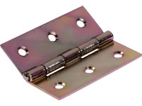 Pološiroký záves nažlto pozinkovaný 60 mm x 46 mm