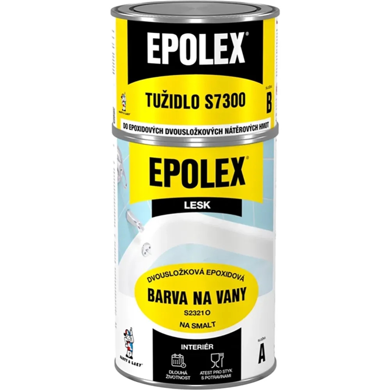 E-shop Epolex farba na vane S23210 s tužidlom 940 g biela