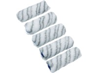 LUX-TOOLS Valček na vodou ried.farby hladké povrchy sivá, 10 cm, 5 ks