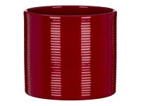 Scheurich Keramický obal na kvetináč 828 Intense Red, pr. 10 x 9,1 cm