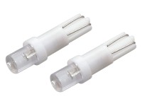 COMPASS Žiarovka 1LED 12V T5 biela, 2 ks