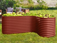 Vitavia Rozšírenie vyvýšeného záhonu Curve 858 rubínová 80 x 80 x 85,8 cm Vitavia Rozšírenie vyvýšeného záhonu Curve 858 rubínová 80 x 80 x 85,8 cm