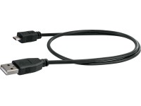 Schwaiger Micro USB synchronizačný a nabíjací kábel USB 2.0 A do USB Micro B
