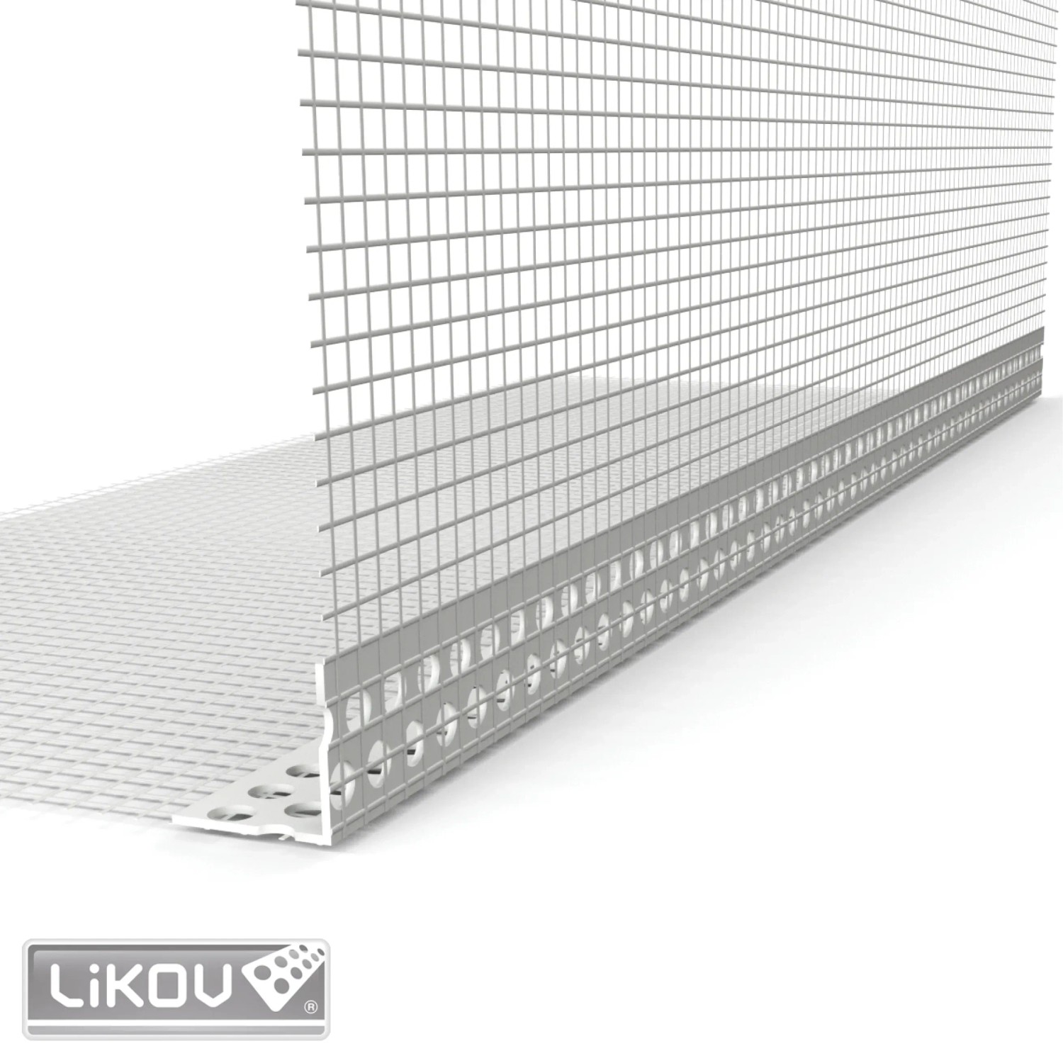 E-shop Likov Rohová lišta LK PVC Vertex 100 x 100 x 2500 mm