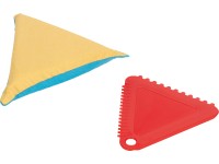 LUX Škrabka na ľad s čistiacim vankúšikom