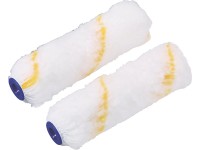 LUX-TOOLS Valček náhradný so zlatým vláknom, krátky vlas, 10 cm, 2 ks