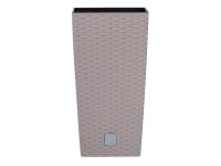 Prosperplast Kvetináč s vkladom Rato Square 26,5 cm, mocca