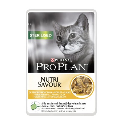 Purina Kapsičky pre mačky ProPlan Adult Sterilised kuracie v šťave 1 x 85 g