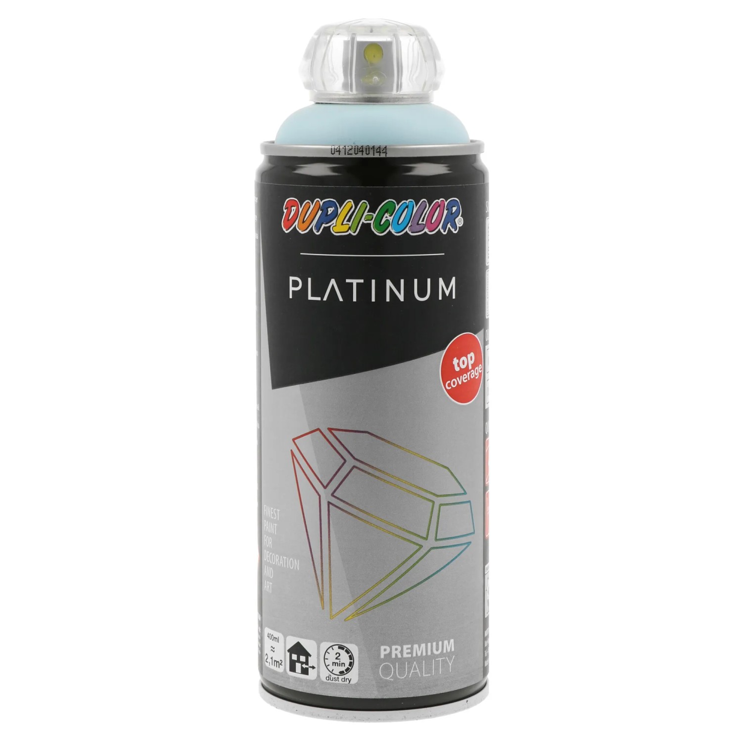 E-shop DUPLI-COLOR Lak v spreji PLATINUM hodvábne matný, ľadovo modrá, 400 ml