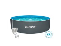 MARIMEX Bazén Orlando vr. skimmeru, sivá, 3,05 x 0,91 m