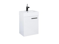 Elita Umývadlový set Diego 45 1D, biela vysoko lesklá, 61 x 45 x 30,5 cm