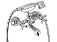 Titania Retro II Nástenná vaňová batéria 99121 vr. prísl., chróm, rozteč 150 mm