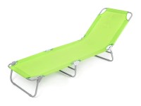 Lehátko plážové SUNBAY svetlo zelená 186 x 53 x 24 cm