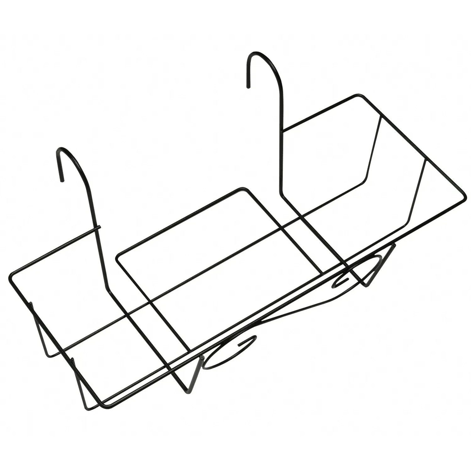 E-shop OBI Kôš na balkónovú bedničku, antracitová, 55 cm