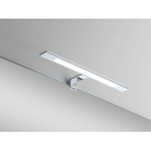 Moderné LED svetlo Lines, 40 cm, na montáž na zrkadlo v kúpeľni.