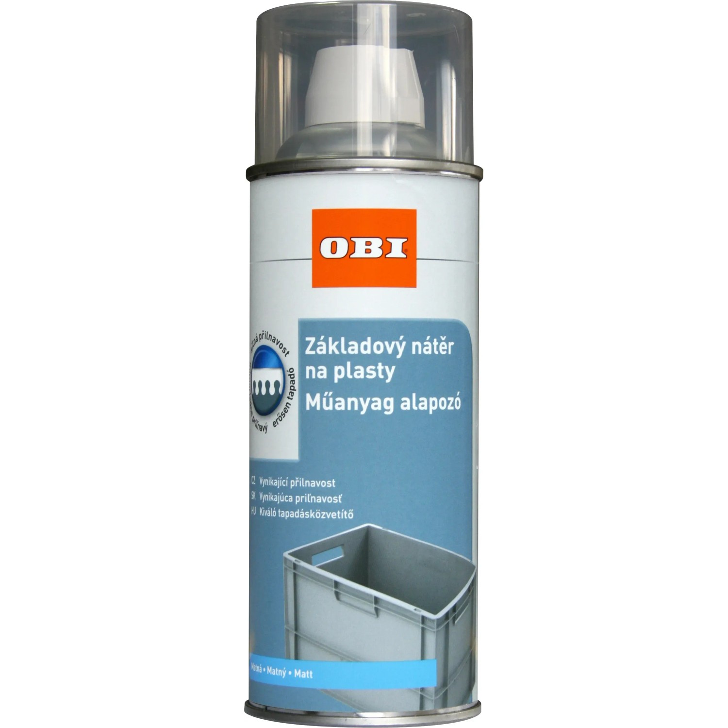 E-shop OBI Farba základná na plasty transparentná 400 ml