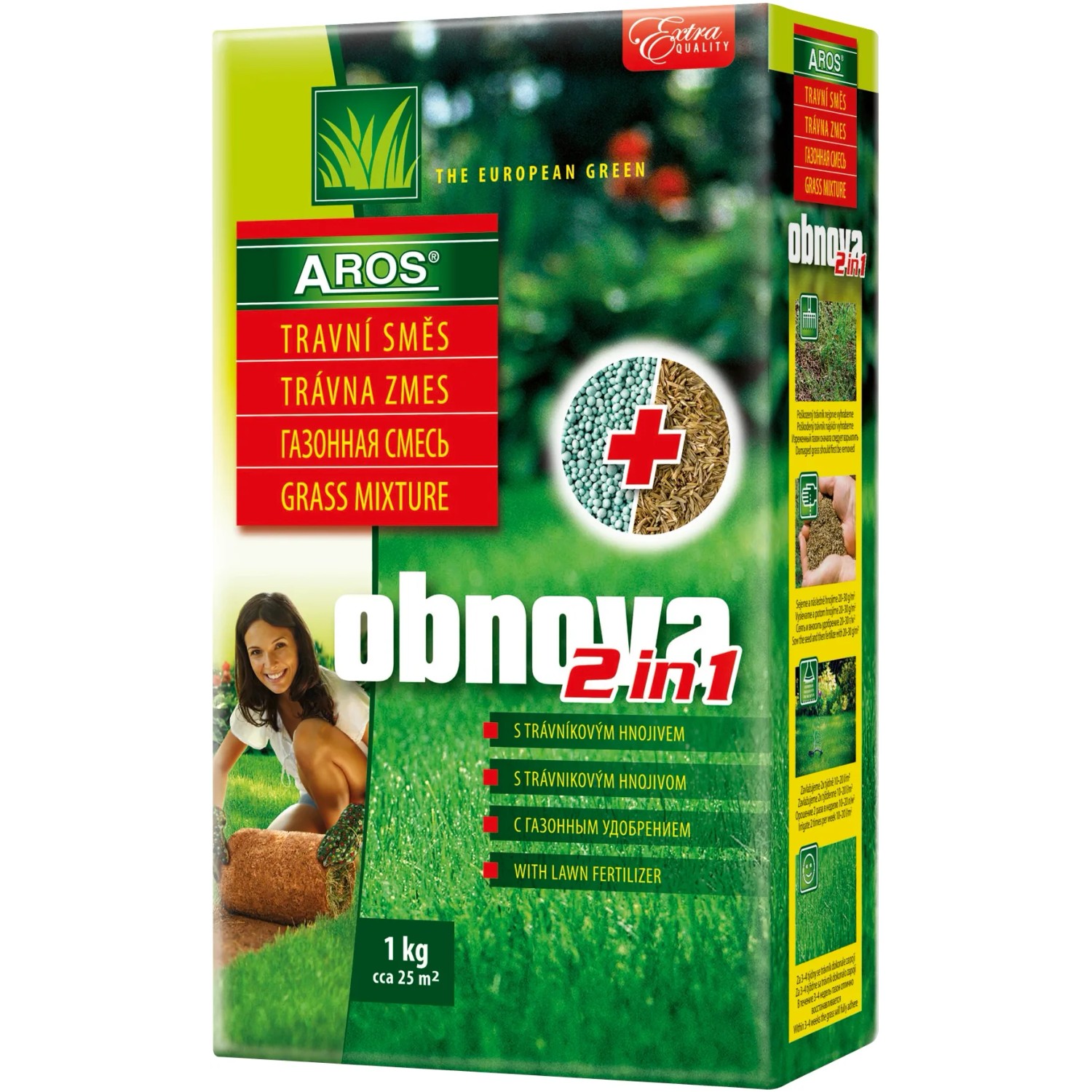 E-shop Aros Trávna zmes obnova 2v1, 1kg