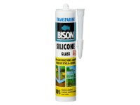 BISON Silikónový tmel na sklo SILICONE GLASS, číry, 280 ml