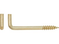 Hák so závitom priemer 3,8 mm x 50 mm pozinkovaný, 4 ks Hák so závitom priemer 3,8 mm x 50 mm pozinkovaný, 4 ks