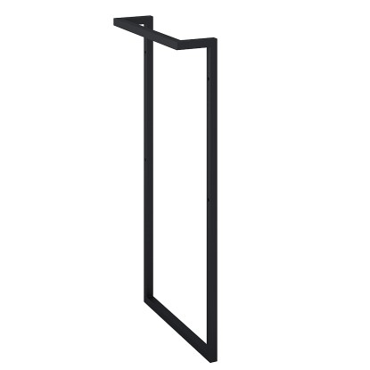 Roca Bočný rám umývadlovej skrinky Elegant Plus čierny 80 x 9,8 x 36 cm