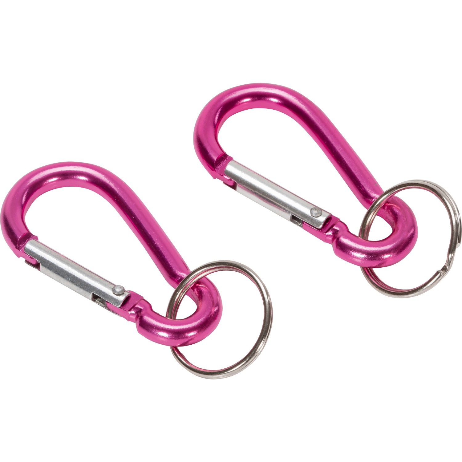 E-shop LUX-TOOLS Hliníková karabína ružová 2 ks, 6 mm