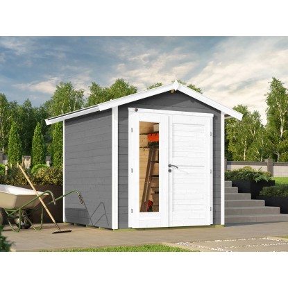 Weka Záhradný domček 224 A, veľ. 1, sivá, 260 x 233 x 238 cm