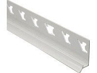 Škárový tesniaci profil 10 mm x 2,5 m PVC lesklá biela farba