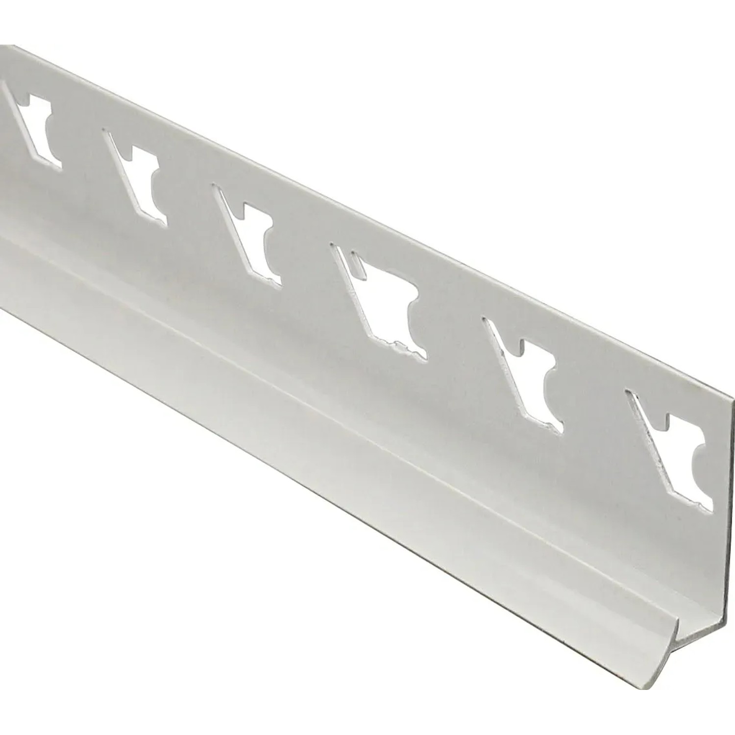 E-shop Škárový tesniaci profil 10 mm x 2,5 m PVC lesklá biela farba