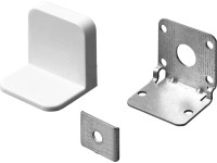 Hettich Skrinková poistka oceľ s plastovým krytom biela 45 x 35 mm, 2 ks