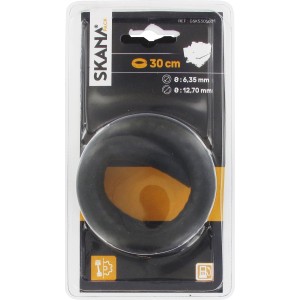Palivová hadica Skana, Ø 12,7 mm, 30 cm, čierna, príslušenstvo pre kosačky.