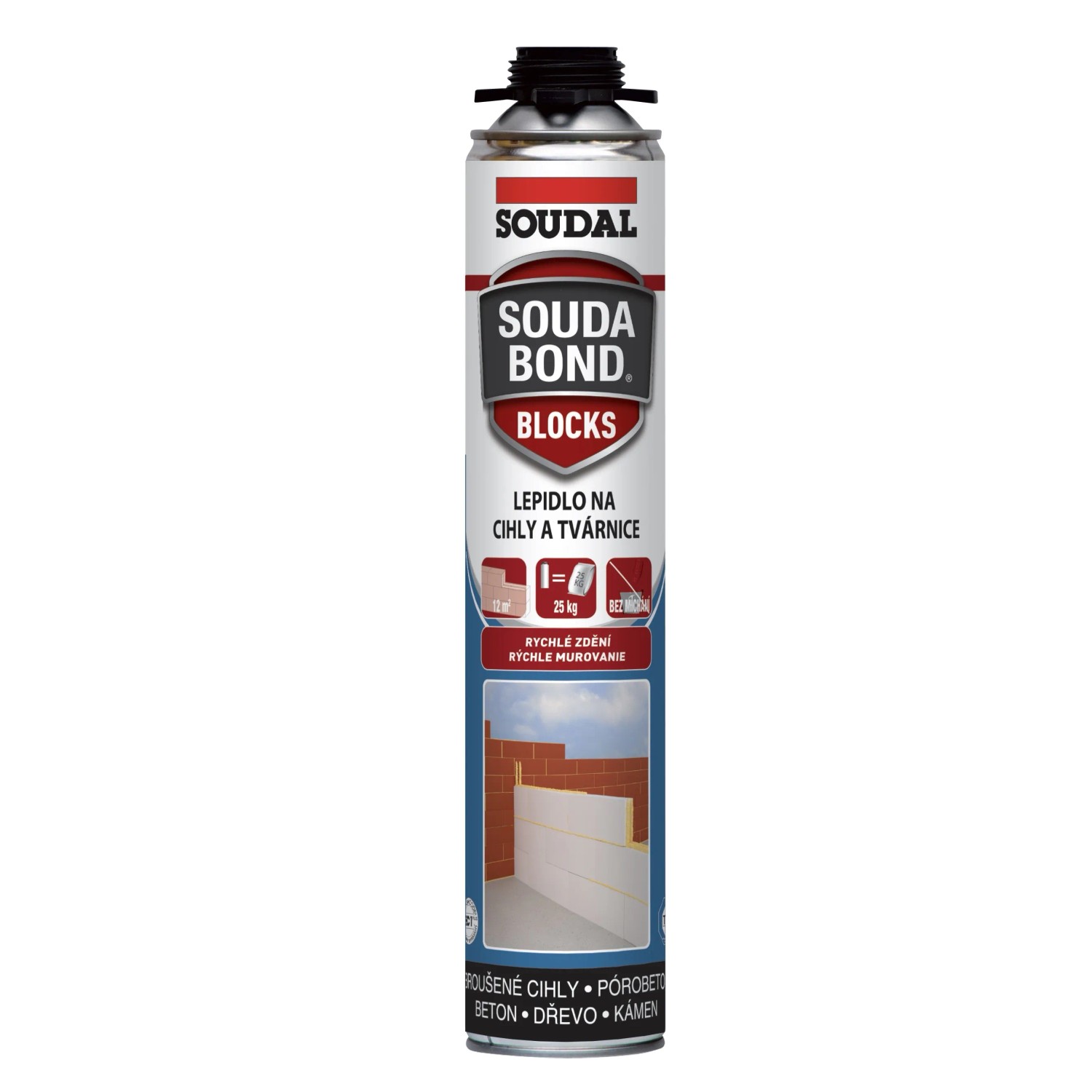 E-shop SOUDAL Lepidlo na tehly a tvárnice Soudabond BLOCKS 750 ml