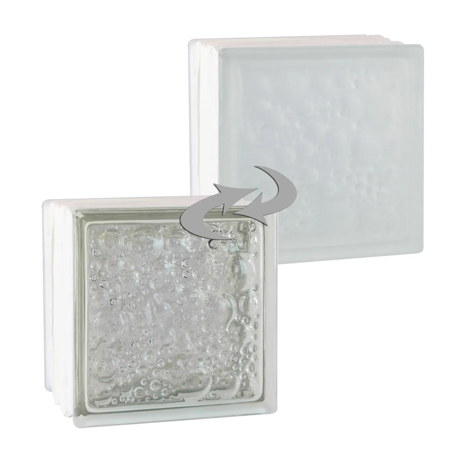 E-shop Fuchs Luxfera Therbo Bl. Plus Savona lesk/mlč.sklo biela Ug 0,8, 19x19x13,5cm