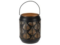 Koopman Lampáš, čierna/zlatá, 10 x 8,5 x 13 cm