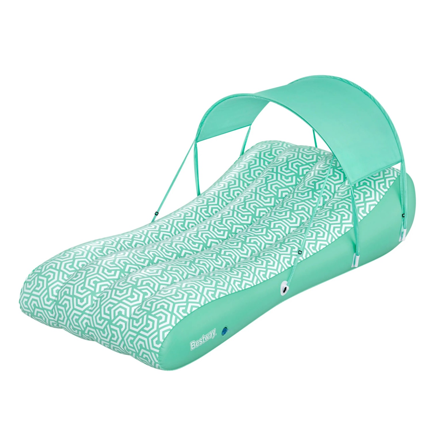 E-shop Bestway Nafukovacie lehátko Comfy Chill so strieškou 175 x 94 x 40 cm