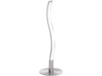 Just Light. Stolná LED lampa Wave, 3W, 345lm, 3000K, oceľová, pr. 10 x 30 cm