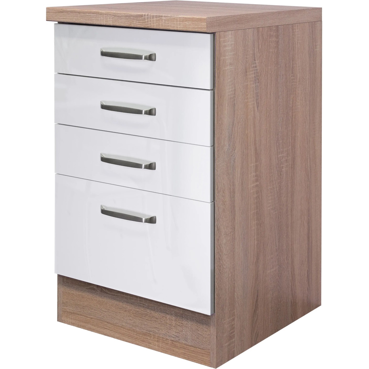 E-shop Flex-Well Kuchynská skrinka Valero spodná, zásuvky, 50 x 86 x 57,1 cm
