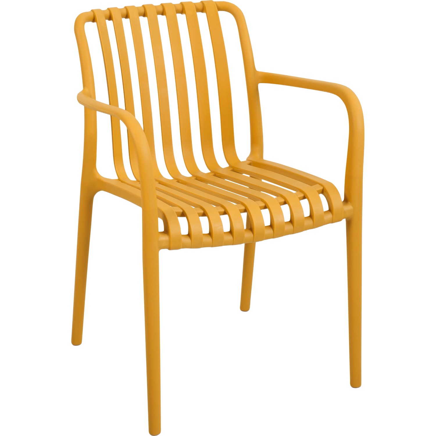 E-shop OBI Stohovacia stolička Merrydale žltá 81 x 56 x 58 cm
