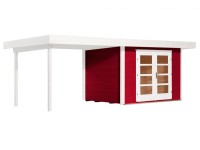 Weka Záhradný domček Savona veľ. 2 B švédska červená Š x H: 590 x 300 cm z toho Weka Záhradný domček Savona veľ. 2 B švédska červená Š x H: 590 x 300 cm z toho