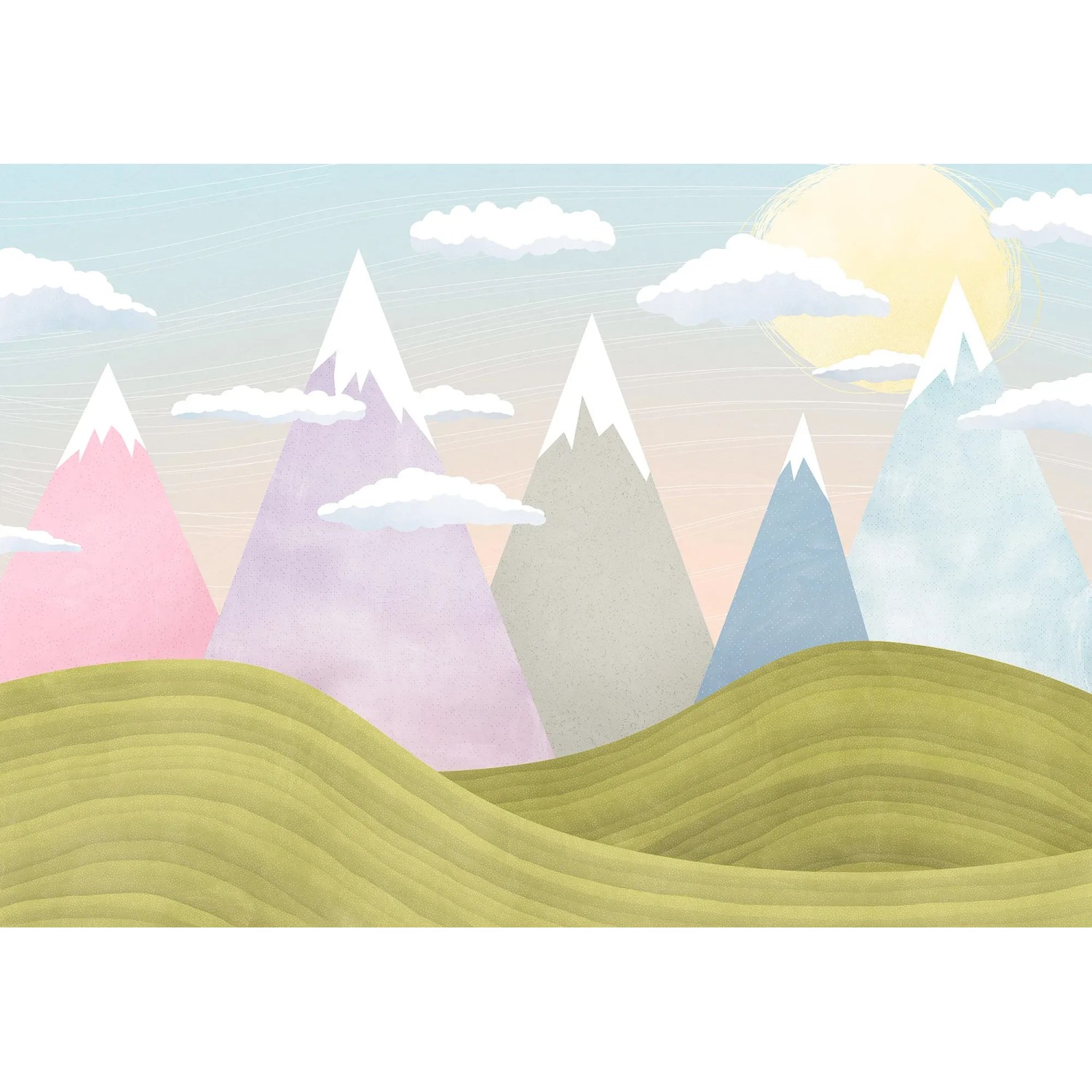 E-shop Komar Vliesová fototapeta Hilltops 400 x 280 cm