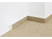 Soklová kobercová lišta 25530 biela 5 x 250 cm