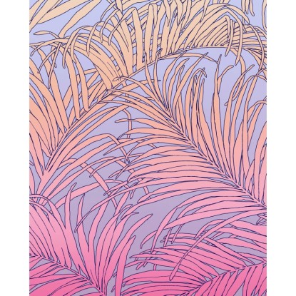 Komar Vliesová fototapeta Palm Foglie 200 x 250 cm