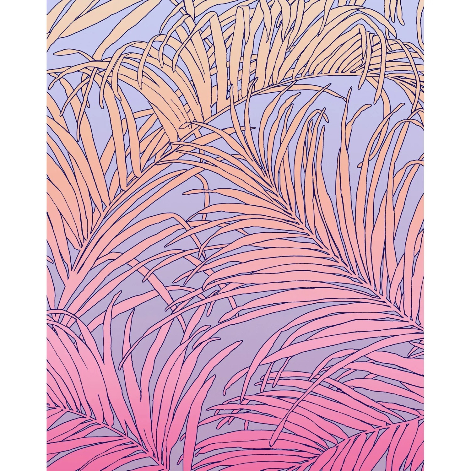 E-shop Komar Vliesová fototapeta Palm Foglie 200 x 250 cm