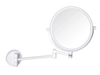 Bemeta Kozmetické zrkadlo WHITE obojstranné na zavesenie 230 x 280 x 430 mm