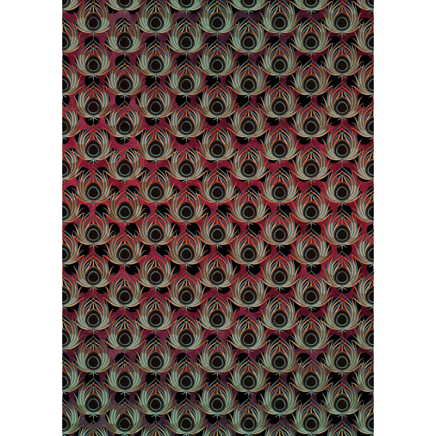 E-shop Komar Vliesová fototapeta Paon Rouge 200 x 280 cm
