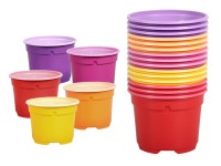 Kvetináč výsadbový Color Duo, pr. 9 cm, 15 ks