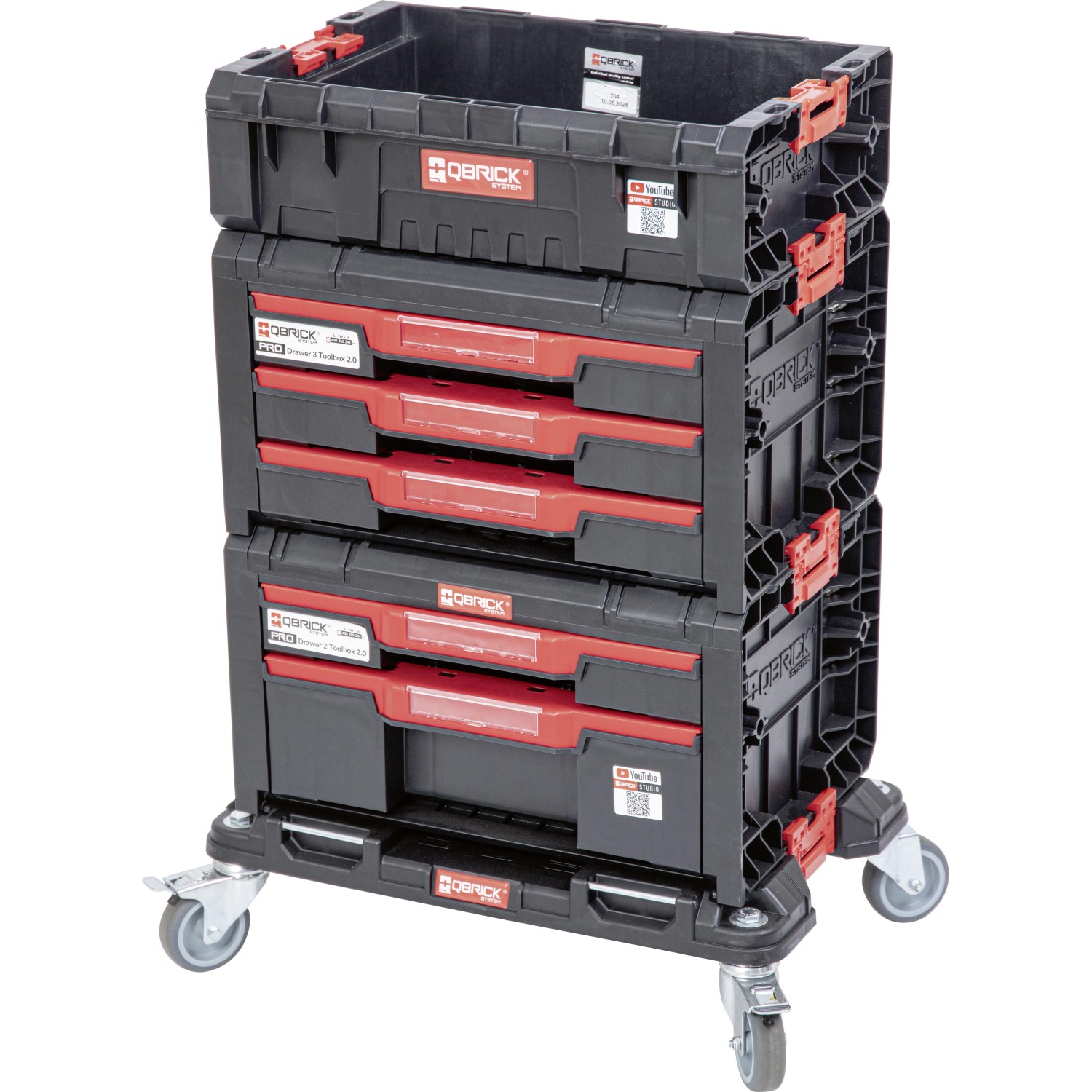 E-shop QBRICK SYSTEM PRO Súprava boxov na náradie s vozíkom Drawer Workshop Set 2.0